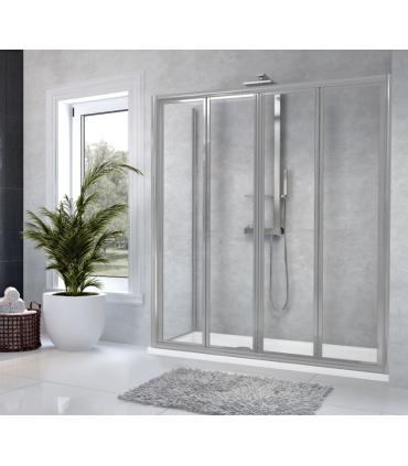 Porta doccia con doppio soffietto Novellini Star 2S acrilico