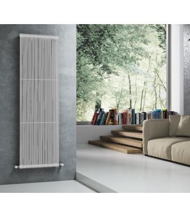 Radiatore verticale Arpa12 allacciamento 01, bianco H 65 cm