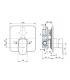 Ideal Standard Tonic 2 built-in shower mixer art.A6342