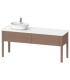 Mobile lavabo asimmetrico Duravit collezione luv 2 cassetti