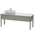 Mobile lavabo asimmetrico Duravit collezione luv 2 cassetti