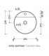 Lavabo da appoggio con piano rubinetteria Flaminia Twin TW42A