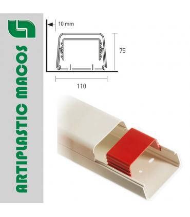 Caniveau Artiplastic 1212BCF avec couvercle 120 mm