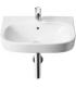 Lavabo a parete Roca serie Debba, 60x48cm, bianco