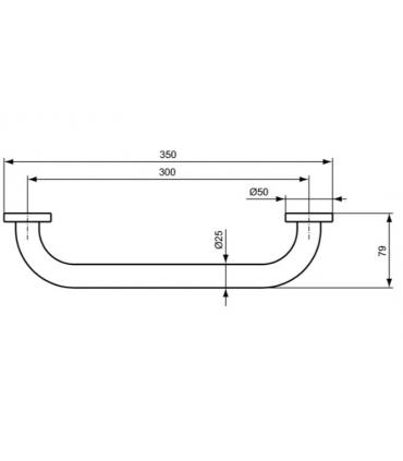 Ideal Standard IOM A9126 bathtub safety handle