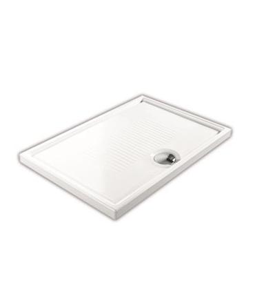 Hatria LIF series square shower tray in ceramic H3