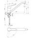 Miscelatore cucina Ideal Standard Ceraflex BC129