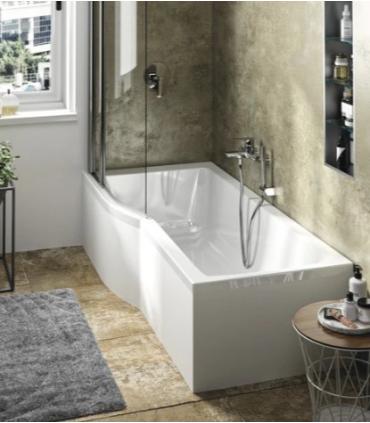 Vasca da bagno asimmetrica sinistra Ideal Standard Connect Air