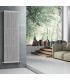 Radiatore verticale Arpa12 allacciamento 01, bianco H 250 cm