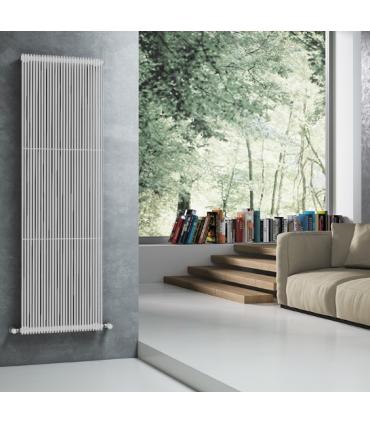 Radiatore verticale Arpa12 allacciamento 01, bianco H 250 cm
