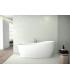 Ideal Standard freestanding bathtub Around series art.K8715 in acrylic matt white finish. Size 180x85 cm. The tank is equipped w