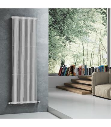 Radiatore verticale Arpa12 allacciamento 01, bianco H 180 cm