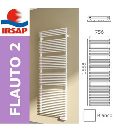 Irsap towel warmer Flauto 2 collection with side connections