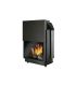 Wood-burning fireplace Acquatondo plus closed vessel