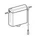 External cistern, high for toilet, Geberit AP123