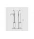 Stand for wc colombo collection plus w4935 chrome