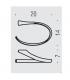 Ring towel rail Colombo collection land b2831 chrome.