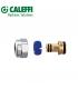 Raccordement tuyaux multicouche  , Caleffi 679 deRCAL, chrome