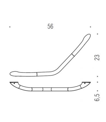 Colombo 45 ° security handle Hotellerie series