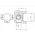 Corpo incasso per deviatore Bellosta 454049