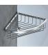 Shower-bathtub grid mixer colombo items holder with hook chrome.