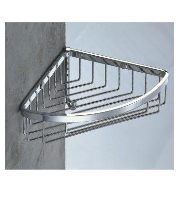 Shower-bathtub grid mixer colombo items holder with hook chrome.