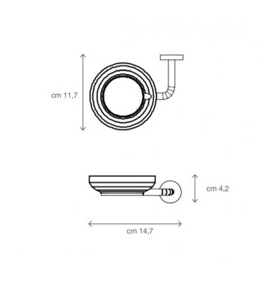 Portasapone Koh-i-Noor, serie Tito 7417