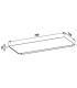 Laufen Kartell bathtub shelf 75X25