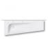 Wall hung washbasin 130 cm trapezoidal right single hole collection Grandangle