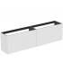 Mobile slim laqué 2 tiroirs Ideal Standard Conca sans plateau