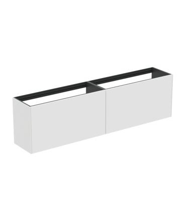 Mobile slim lacquered 2 drawers Ideal Standard Conca without top