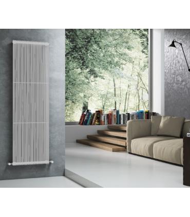 Radiatore verticale Arpa12 allacciamento 01, bianco H 50 cm