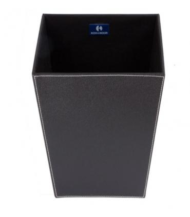 Koh-i-Noor waste paper bin, model 2603 in eco-leather