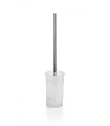 Toilet Brush Holder, Lineabeta, Duemila Series, Model 55062, Etched Glass
