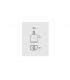 Porte-savon mural Colombo time collection W42800CR-VAN chrome
