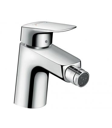 Bidet mixer single hole 70 with drain collection Logis Hansgrohe