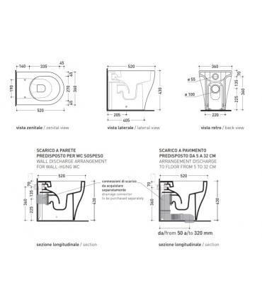 Wc a pavimento per ristrutturazione Ceramica Flaminia App Plus