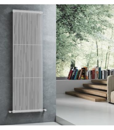 Radiatore verticale Arpa12 allacciamento 01, bianco H 85 cm