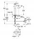 High mixer for washbasin Grohe collection europlus