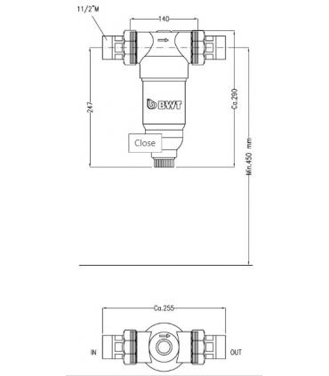 BWT-FILTRO EUROPAFILTER WF 1"1/4