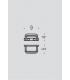 Accroche au mur Colombo Time collection W4217-CR chrome