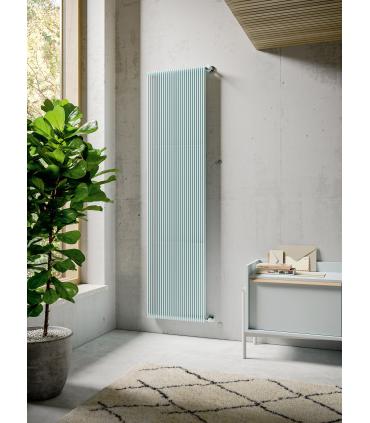 Radiatore verticale Arpa12_2 allacciamento 01, bianco H 200 cm
