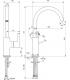 Miscelatore alto per lavabo Ideal Standard Joy art.BC778 senza scarico