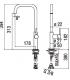 Miscelatore lavello cucina Nobili Acquerelli