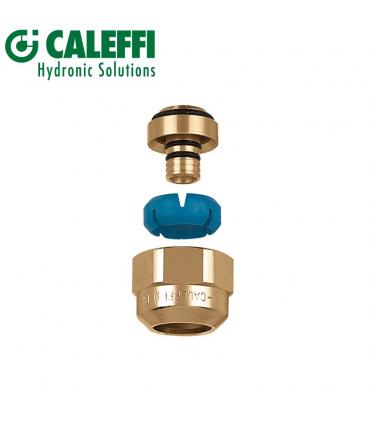 Raccordement auto-adaptable pour tuyaux plastique, unique et multicouche   3/4 Caleffi 680 deRCAL