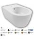 Bidet sospeso monoforo fissaggi nascosti serie Fusion Alchemy art.A0Y1D901