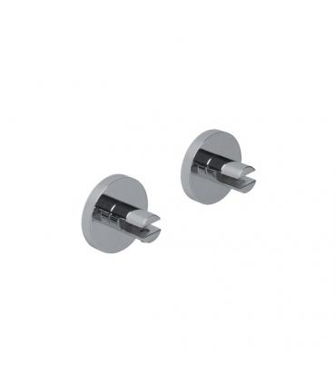 Supporti, Lineabeta, series  Napie, model  53153, chrome-plated brass, coppia