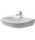 Lavabo monoforo Duravit, collezione D-Code, ceramica bianco