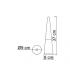 Koh-i-Noor free-standing toilet brush holder, Kono model