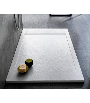 Resin stone shower tray with Profil Design side grid